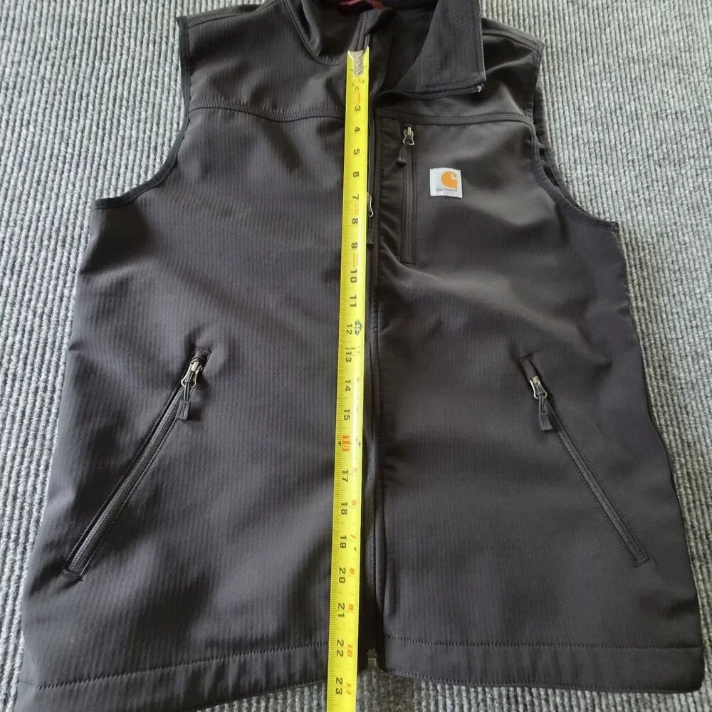 Carhartt Crowley Softshell Vest Black Men's M Full Zip 102219 001 - Picture 5 of 10